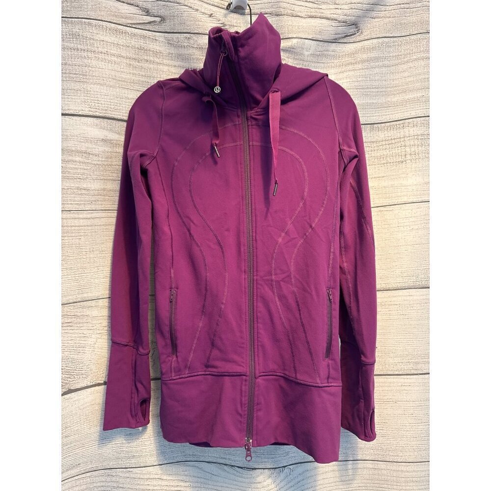 Lululemon Stride Jacket Dew Berry Size 6